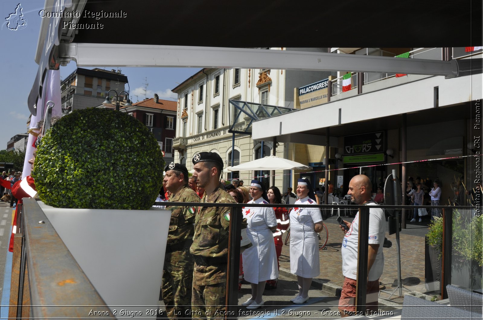 Arona 2 Giugno 2018 - La Citt di Arona festeggia il 2 Giugno - Croce Rossa Italiana- Comitato Regionale del Piemonte