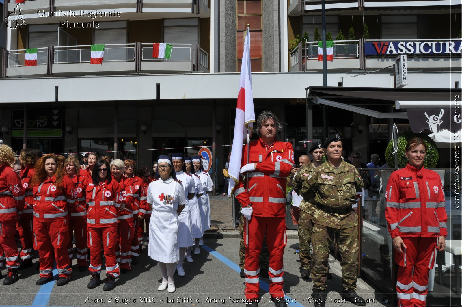 Arona 2 Giugno 2018 - La Citt di Arona festeggia il 2 Giugno - Croce Rossa Italiana- Comitato Regionale del Piemonte