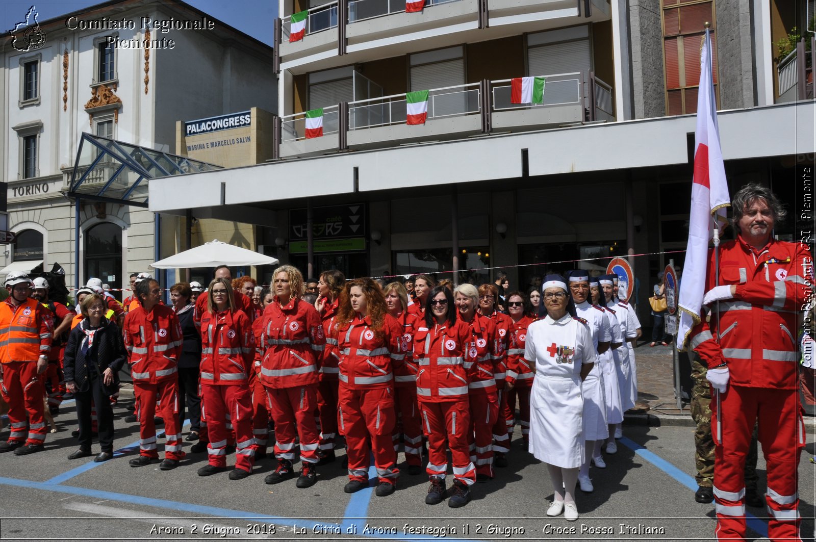 Arona 2 Giugno 2018 - La Citt di Arona festeggia il 2 Giugno - Croce Rossa Italiana- Comitato Regionale del Piemonte