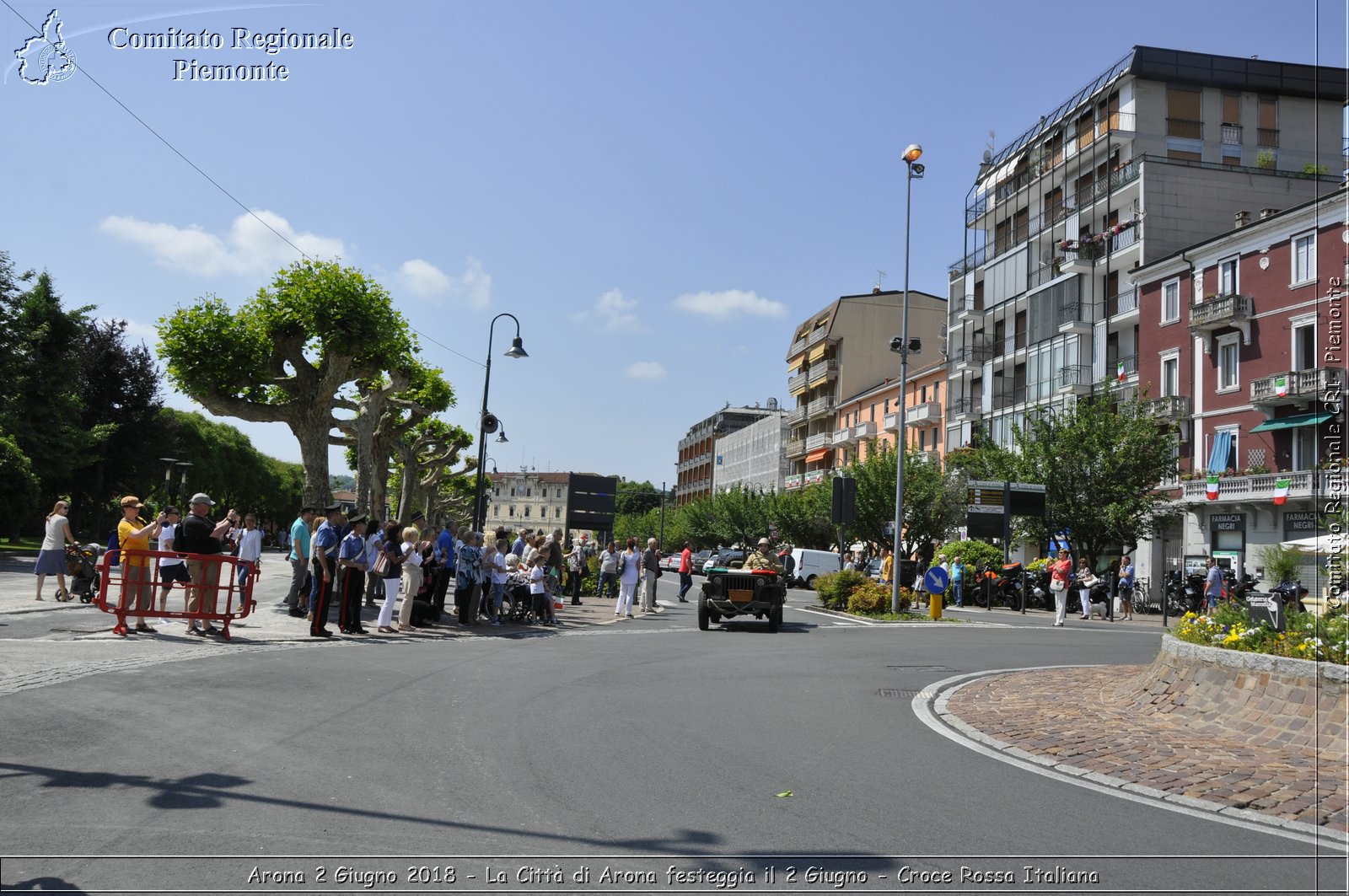 Arona 2 Giugno 2018 - La Citt di Arona festeggia il 2 Giugno - Croce Rossa Italiana- Comitato Regionale del Piemonte