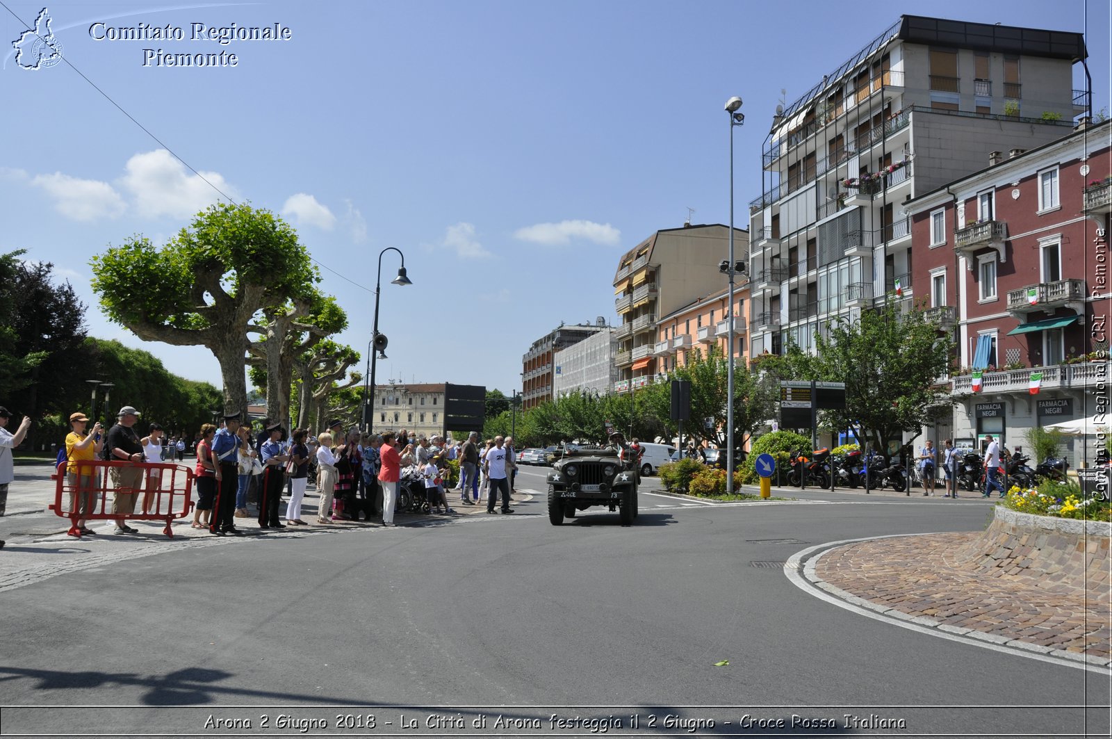 Arona 2 Giugno 2018 - La Citt di Arona festeggia il 2 Giugno - Croce Rossa Italiana- Comitato Regionale del Piemonte