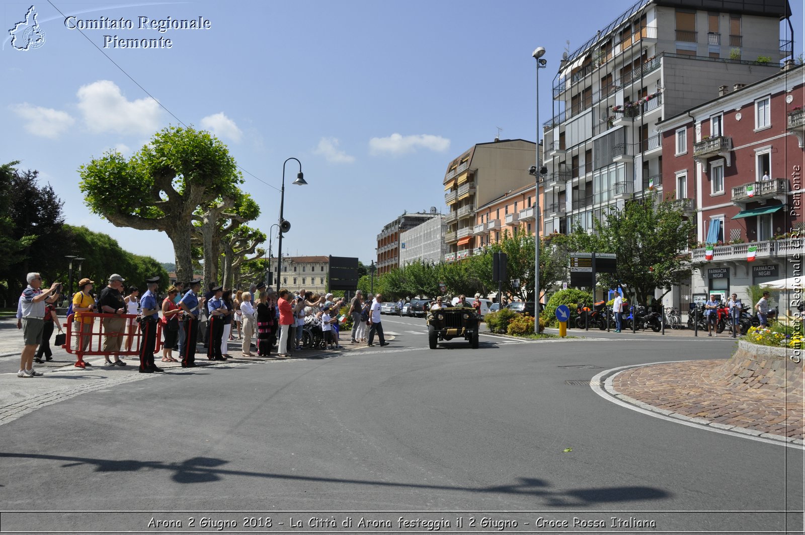 Arona 2 Giugno 2018 - La Citt di Arona festeggia il 2 Giugno - Croce Rossa Italiana- Comitato Regionale del Piemonte