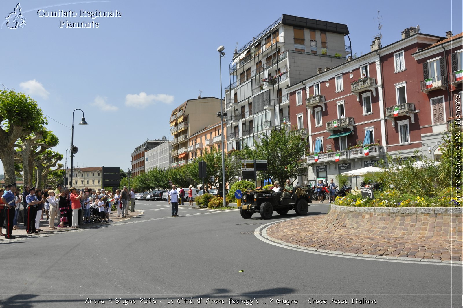 Arona 2 Giugno 2018 - La Citt di Arona festeggia il 2 Giugno - Croce Rossa Italiana- Comitato Regionale del Piemonte