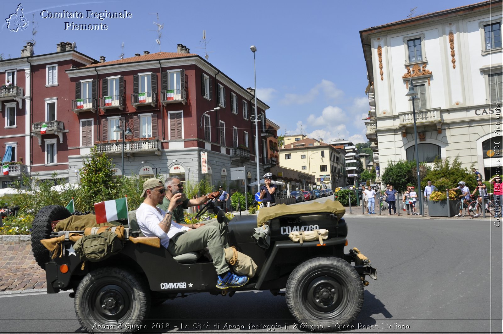 Arona 2 Giugno 2018 - La Citt di Arona festeggia il 2 Giugno - Croce Rossa Italiana- Comitato Regionale del Piemonte