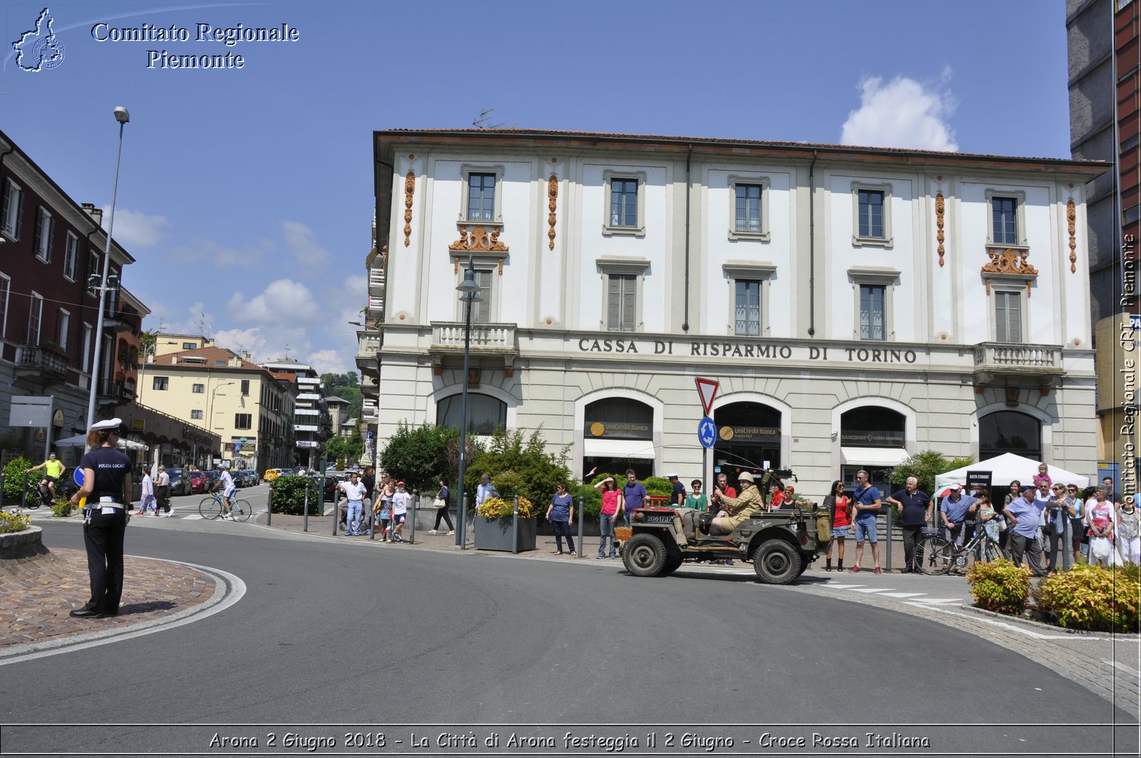 Arona 2 Giugno 2018 - La Citt di Arona festeggia il 2 Giugno - Croce Rossa Italiana- Comitato Regionale del Piemonte