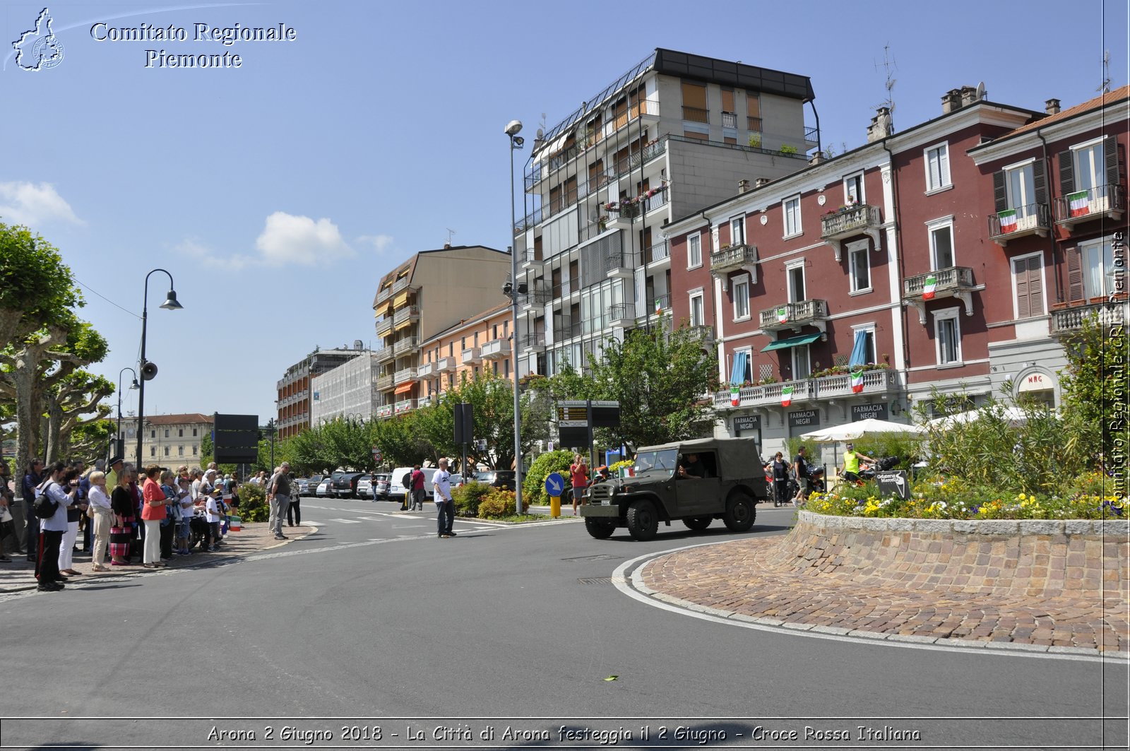 Arona 2 Giugno 2018 - La Citt di Arona festeggia il 2 Giugno - Croce Rossa Italiana- Comitato Regionale del Piemonte