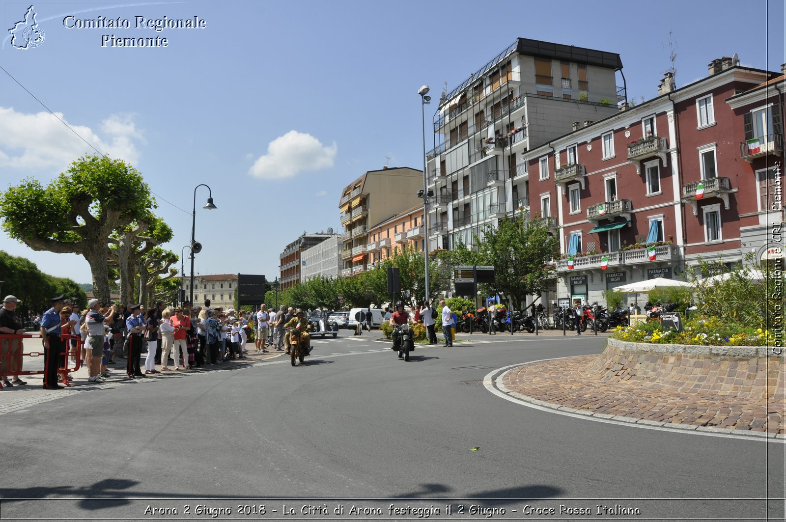 Arona 2 Giugno 2018 - La Citt di Arona festeggia il 2 Giugno - Croce Rossa Italiana- Comitato Regionale del Piemonte