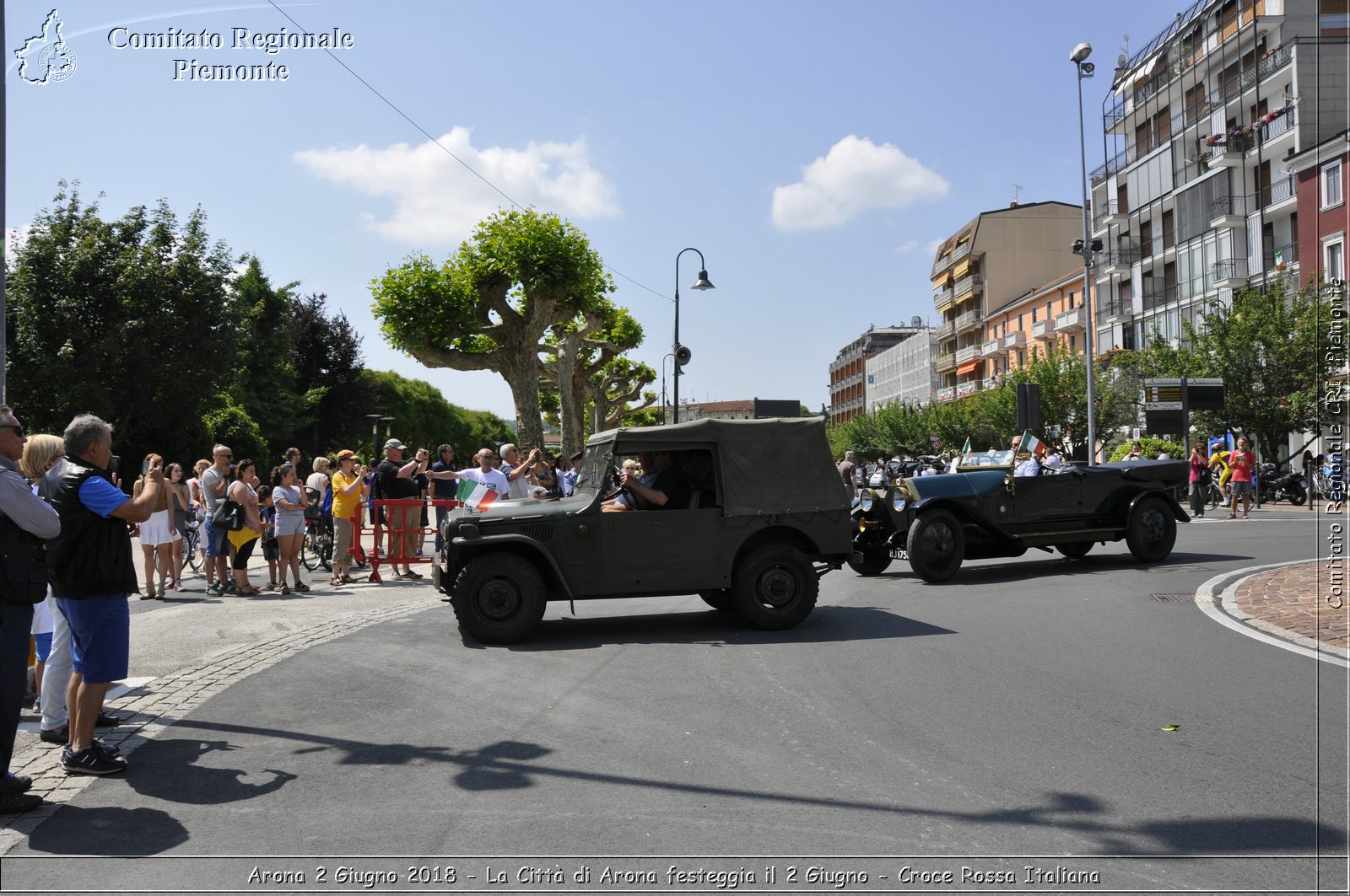 Arona 2 Giugno 2018 - La Citt di Arona festeggia il 2 Giugno - Croce Rossa Italiana- Comitato Regionale del Piemonte