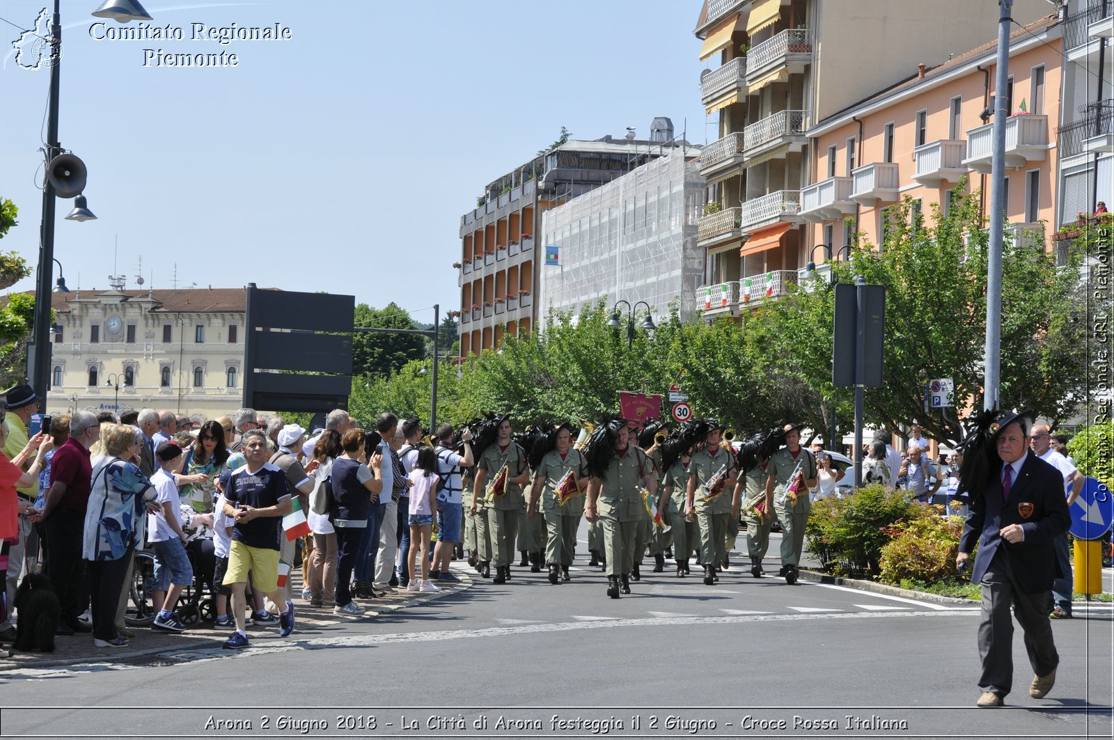 Arona 2 Giugno 2018 - La Citt di Arona festeggia il 2 Giugno - Croce Rossa Italiana- Comitato Regionale del Piemonte