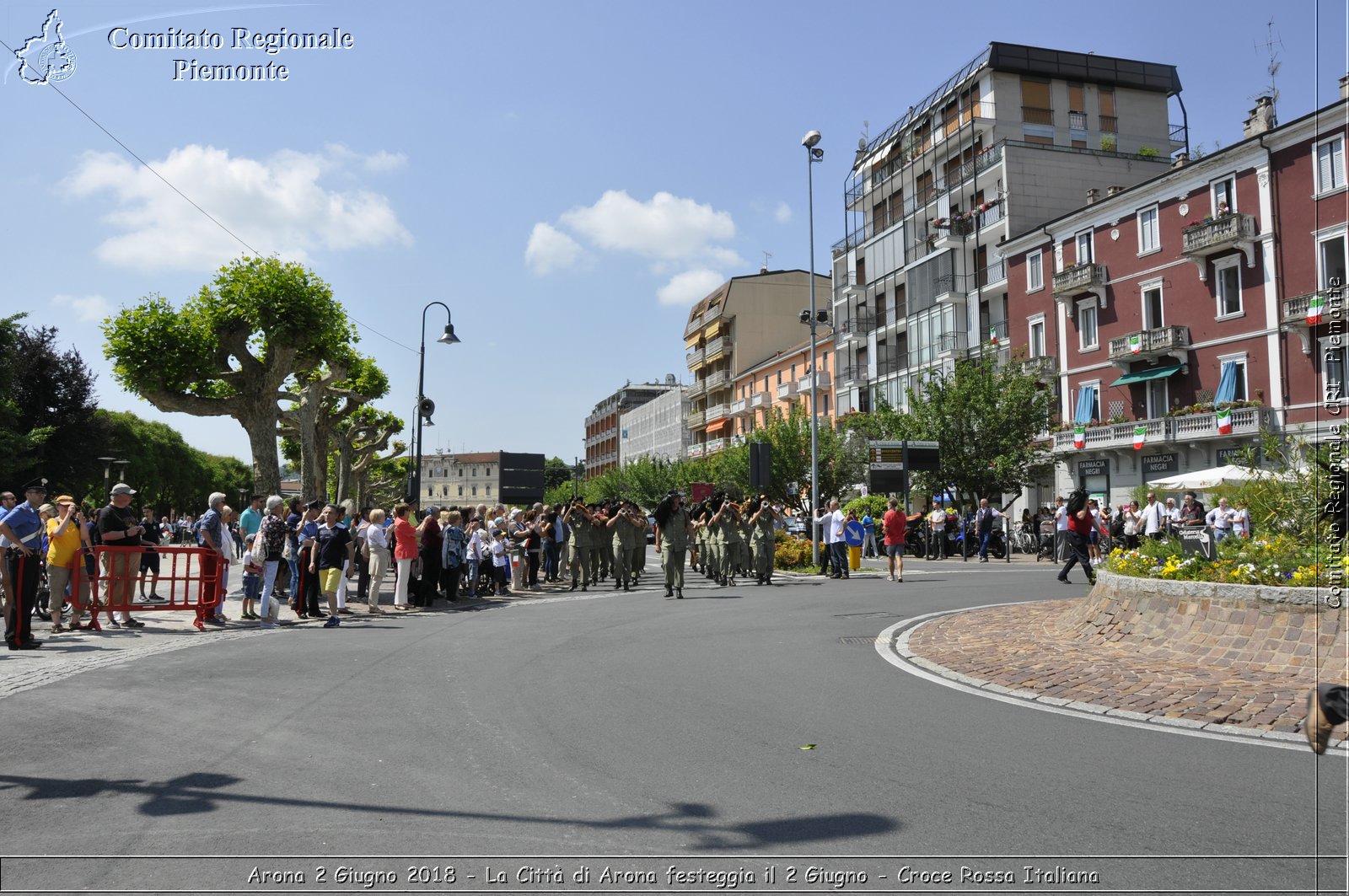 Arona 2 Giugno 2018 - La Citt di Arona festeggia il 2 Giugno - Croce Rossa Italiana- Comitato Regionale del Piemonte