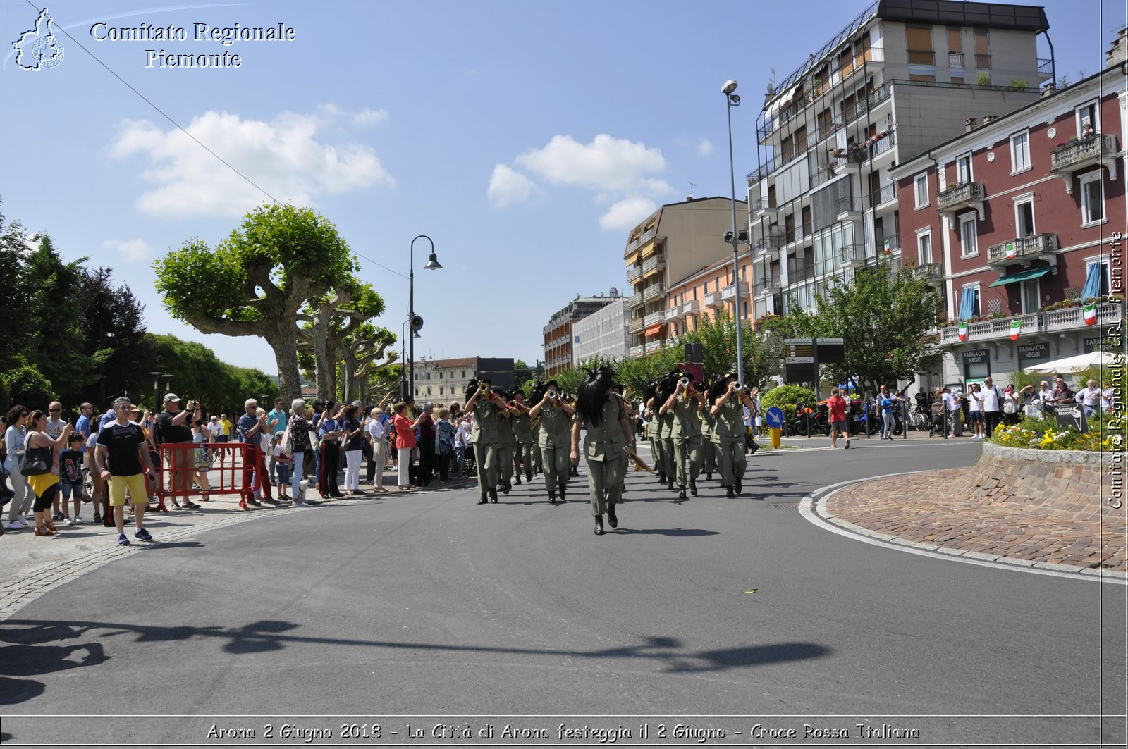 Arona 2 Giugno 2018 - La Citt di Arona festeggia il 2 Giugno - Croce Rossa Italiana- Comitato Regionale del Piemonte