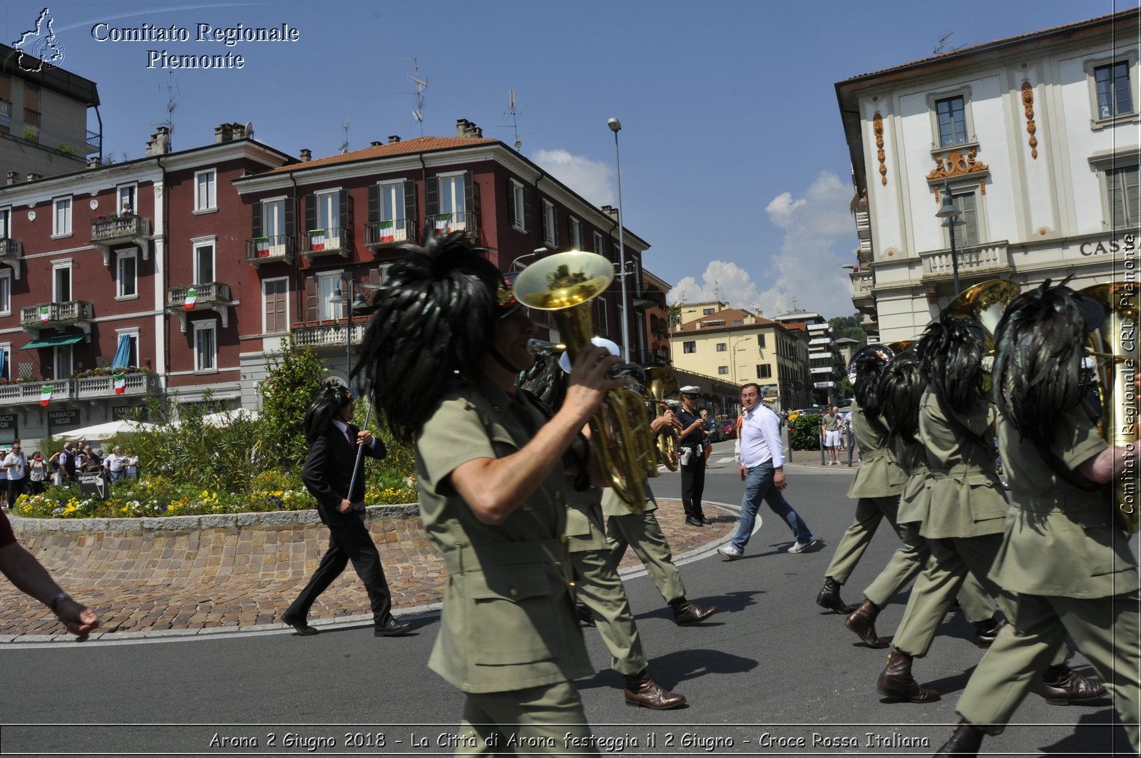 Arona 2 Giugno 2018 - La Citt di Arona festeggia il 2 Giugno - Croce Rossa Italiana- Comitato Regionale del Piemonte