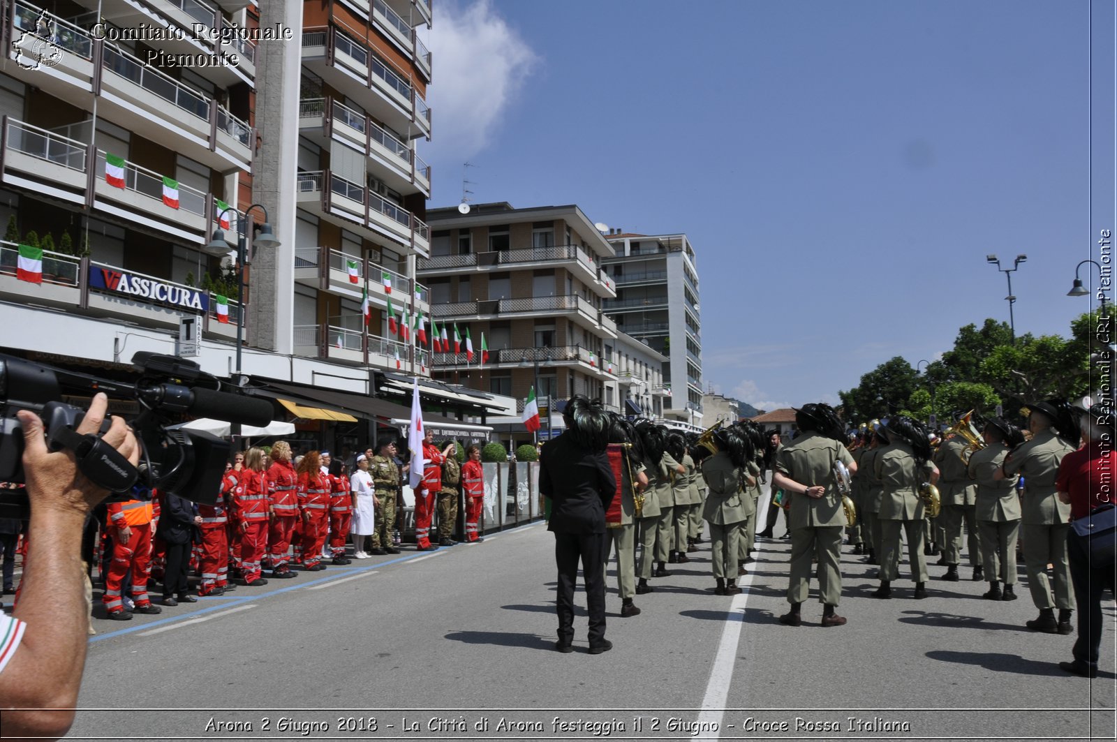 Arona 2 Giugno 2018 - La Citt di Arona festeggia il 2 Giugno - Croce Rossa Italiana- Comitato Regionale del Piemonte