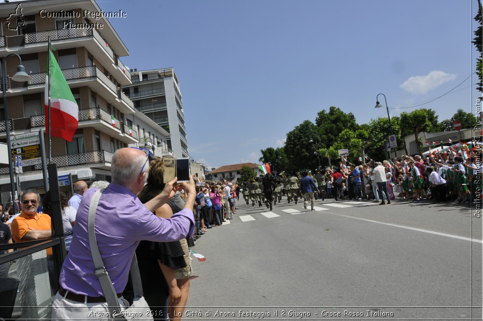 Arona 2 Giugno 2018 - La Citt di Arona festeggia il 2 Giugno - Croce Rossa Italiana- Comitato Regionale del Piemonte