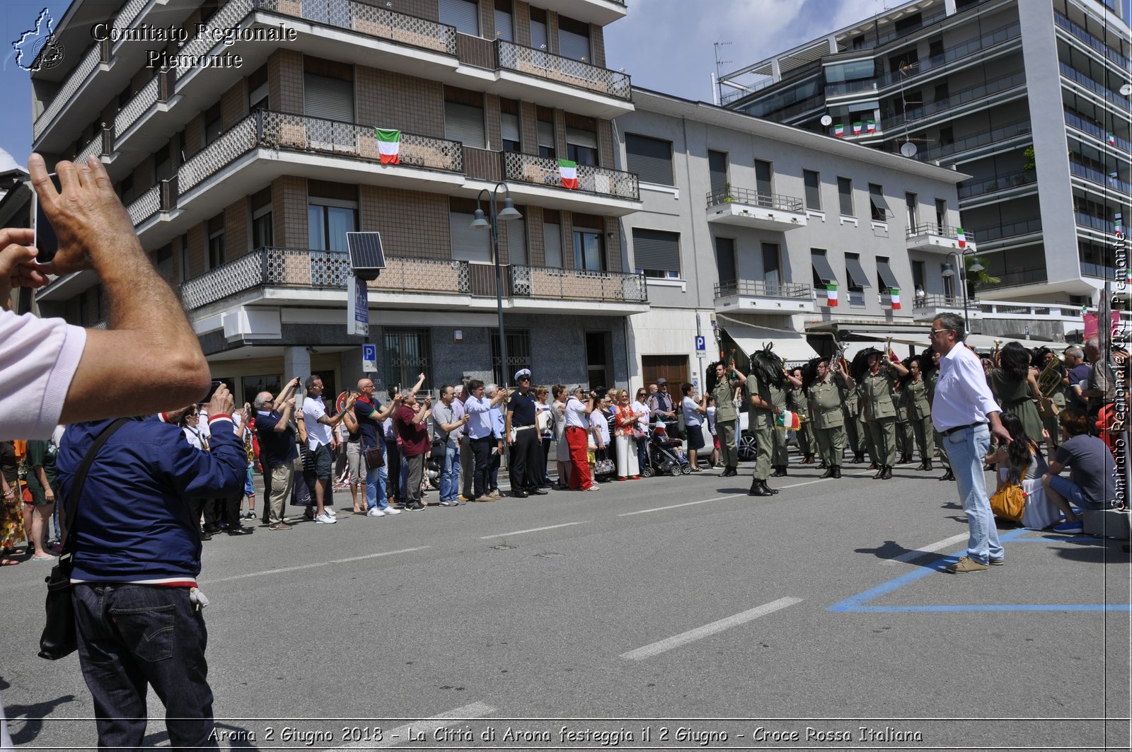 Arona 2 Giugno 2018 - La Citt di Arona festeggia il 2 Giugno - Croce Rossa Italiana- Comitato Regionale del Piemonte