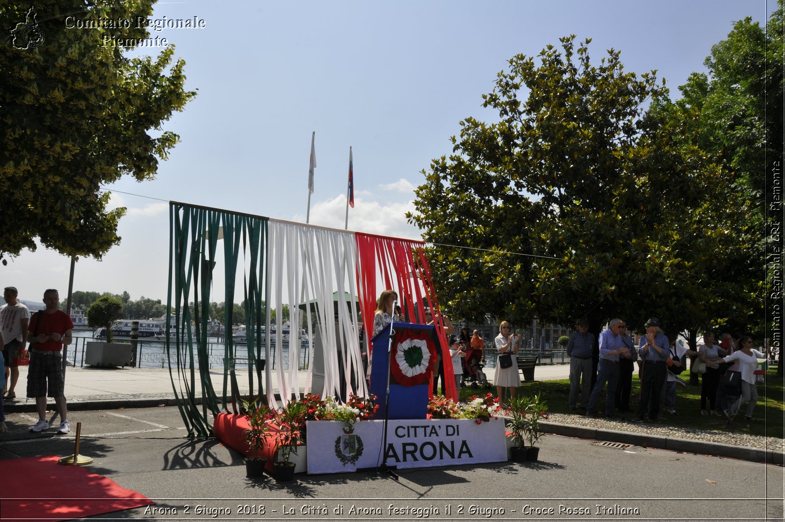 Arona 2 Giugno 2018 - La Citt di Arona festeggia il 2 Giugno - Croce Rossa Italiana- Comitato Regionale del Piemonte