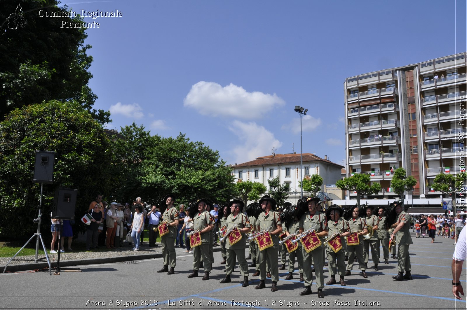 Arona 2 Giugno 2018 - La Citt di Arona festeggia il 2 Giugno - Croce Rossa Italiana- Comitato Regionale del Piemonte