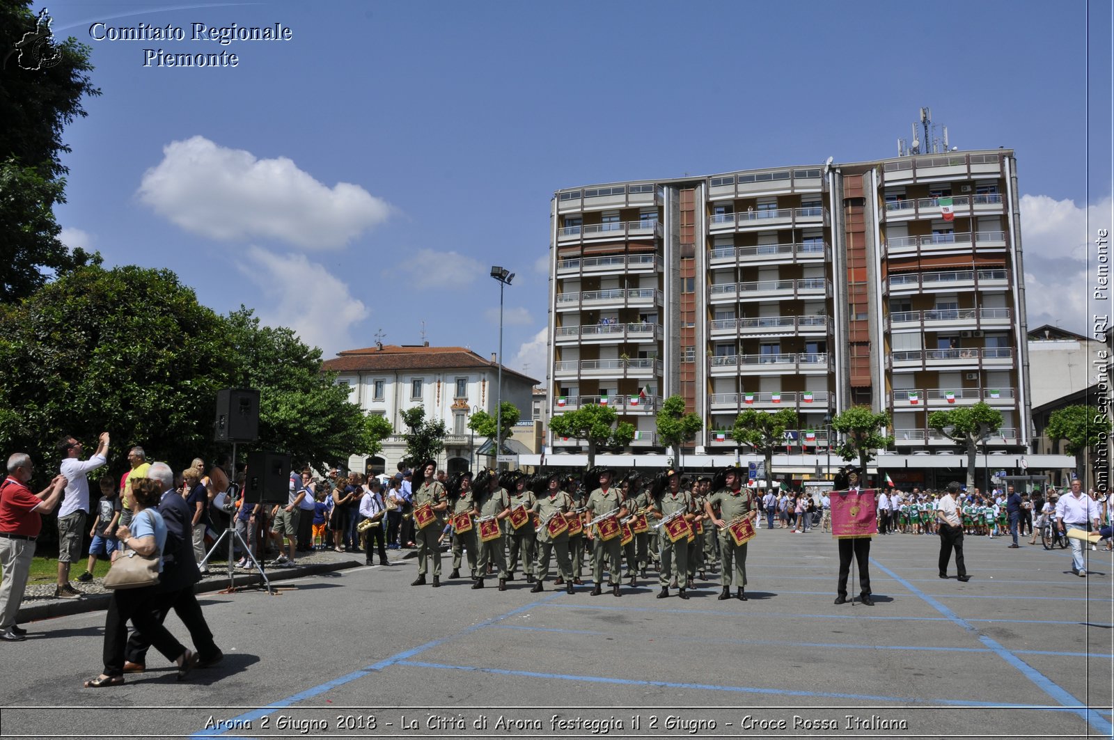 Arona 2 Giugno 2018 - La Citt di Arona festeggia il 2 Giugno - Croce Rossa Italiana- Comitato Regionale del Piemonte