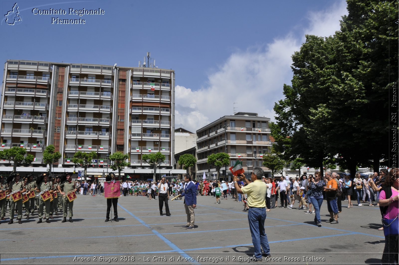 Arona 2 Giugno 2018 - La Citt di Arona festeggia il 2 Giugno - Croce Rossa Italiana- Comitato Regionale del Piemonte