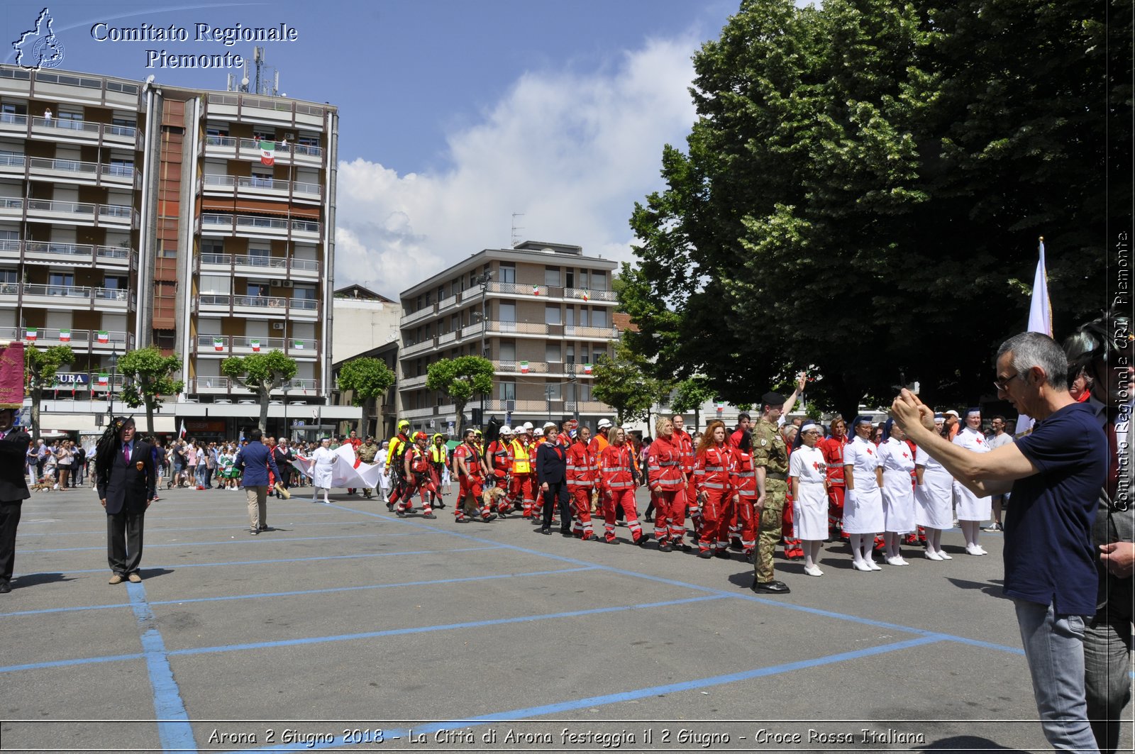 Arona 2 Giugno 2018 - La Citt di Arona festeggia il 2 Giugno - Croce Rossa Italiana- Comitato Regionale del Piemonte