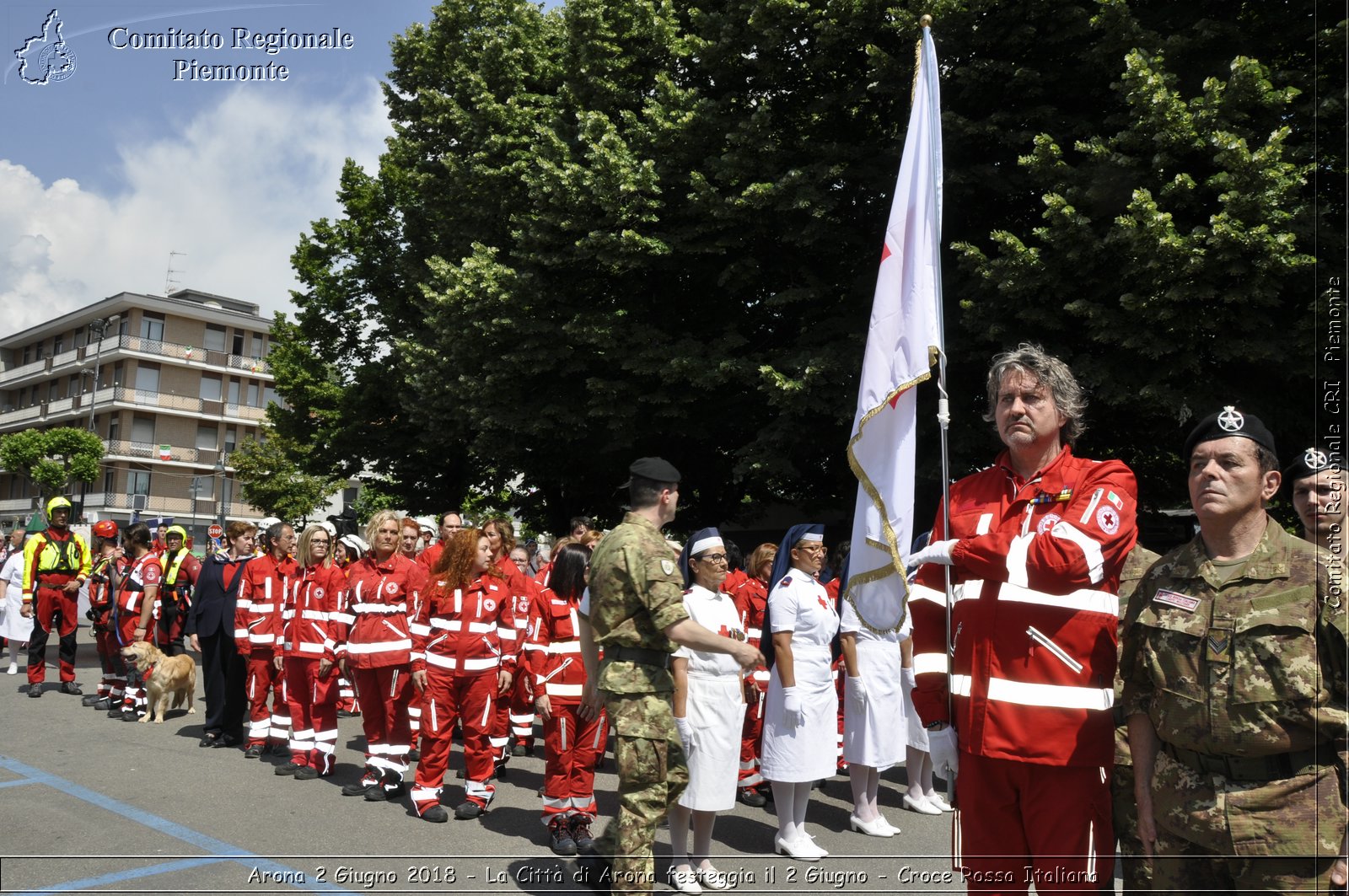 Arona 2 Giugno 2018 - La Citt di Arona festeggia il 2 Giugno - Croce Rossa Italiana- Comitato Regionale del Piemonte