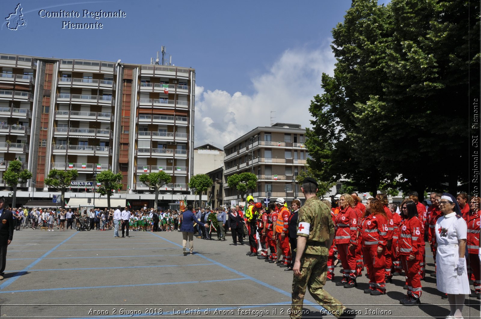 Arona 2 Giugno 2018 - La Citt di Arona festeggia il 2 Giugno - Croce Rossa Italiana- Comitato Regionale del Piemonte