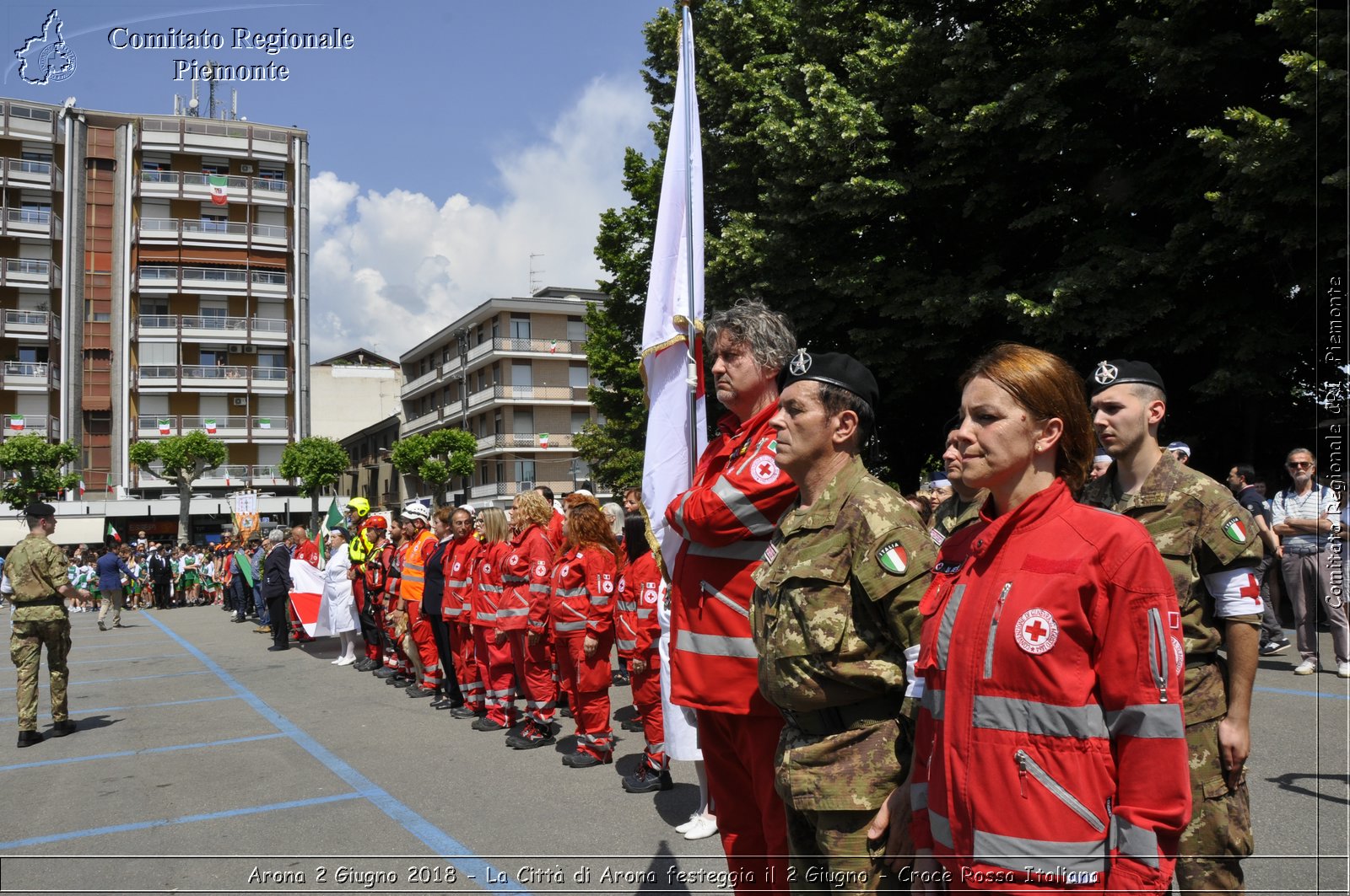 Arona 2 Giugno 2018 - La Citt di Arona festeggia il 2 Giugno - Croce Rossa Italiana- Comitato Regionale del Piemonte