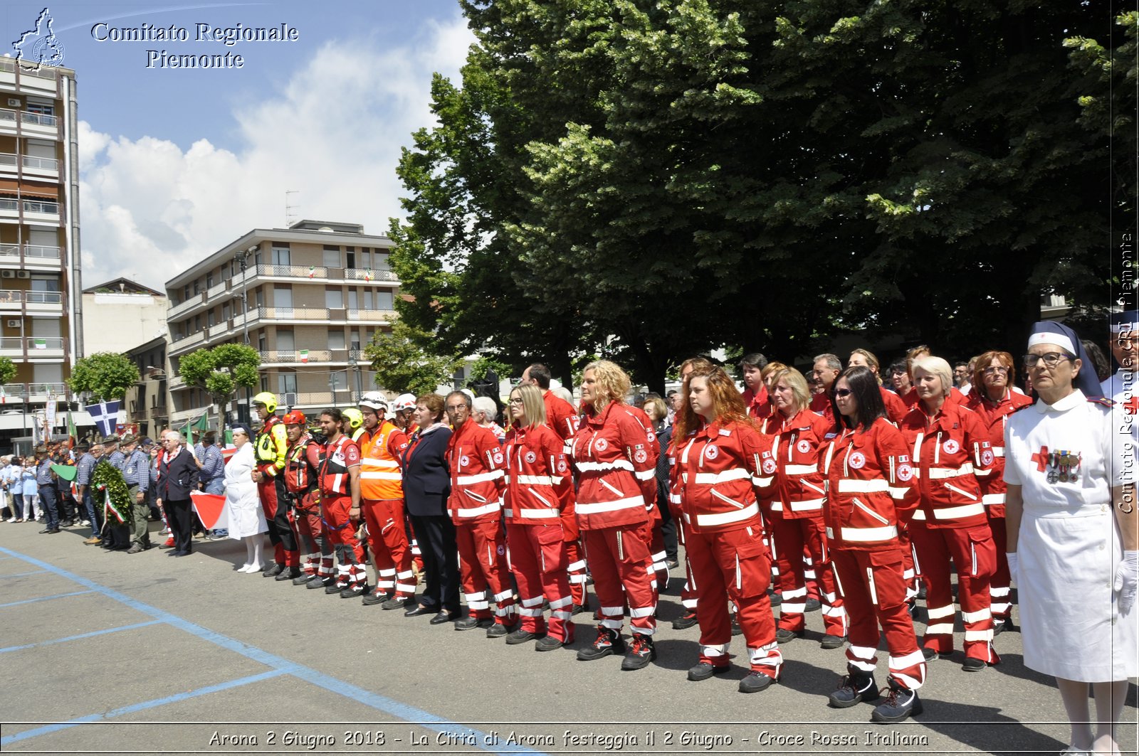 Arona 2 Giugno 2018 - La Citt di Arona festeggia il 2 Giugno - Croce Rossa Italiana- Comitato Regionale del Piemonte