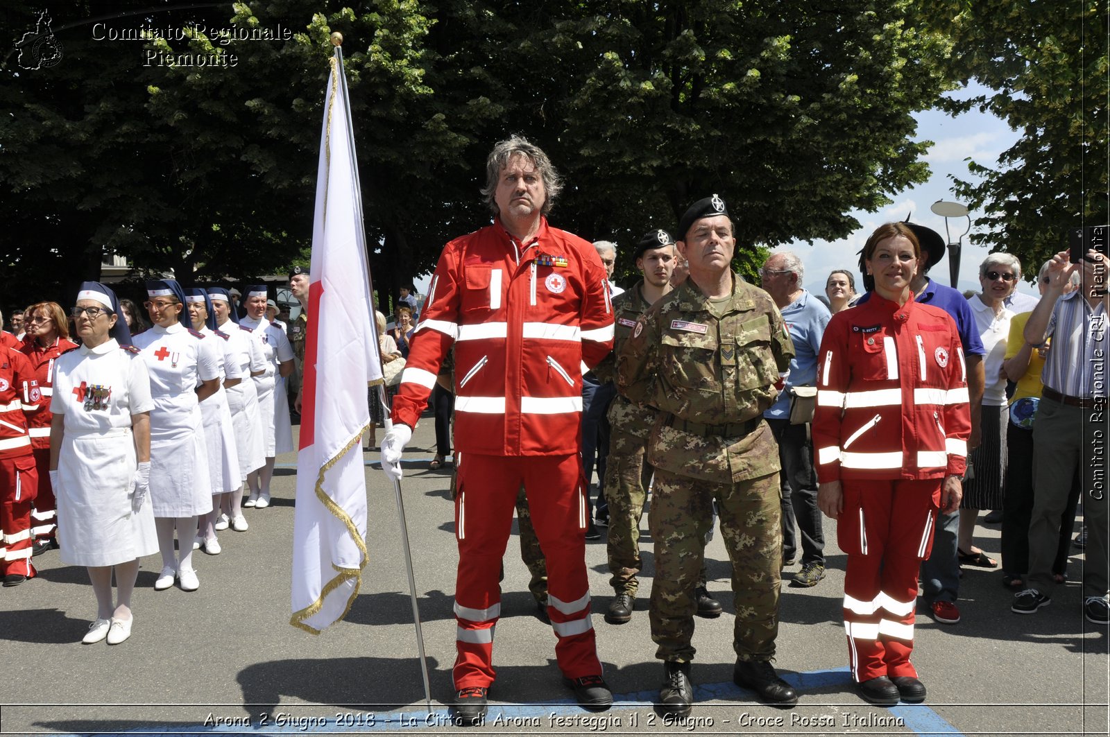 Arona 2 Giugno 2018 - La Citt di Arona festeggia il 2 Giugno - Croce Rossa Italiana- Comitato Regionale del Piemonte