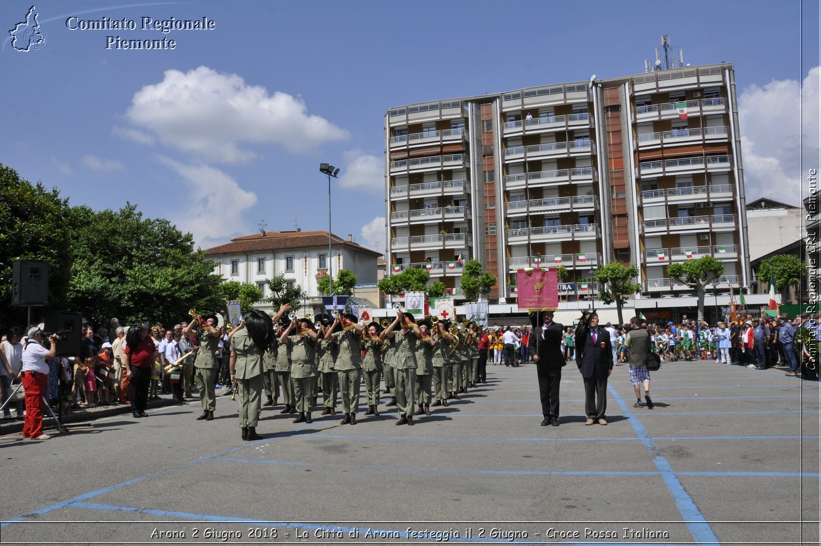 Arona 2 Giugno 2018 - La Citt di Arona festeggia il 2 Giugno - Croce Rossa Italiana- Comitato Regionale del Piemonte