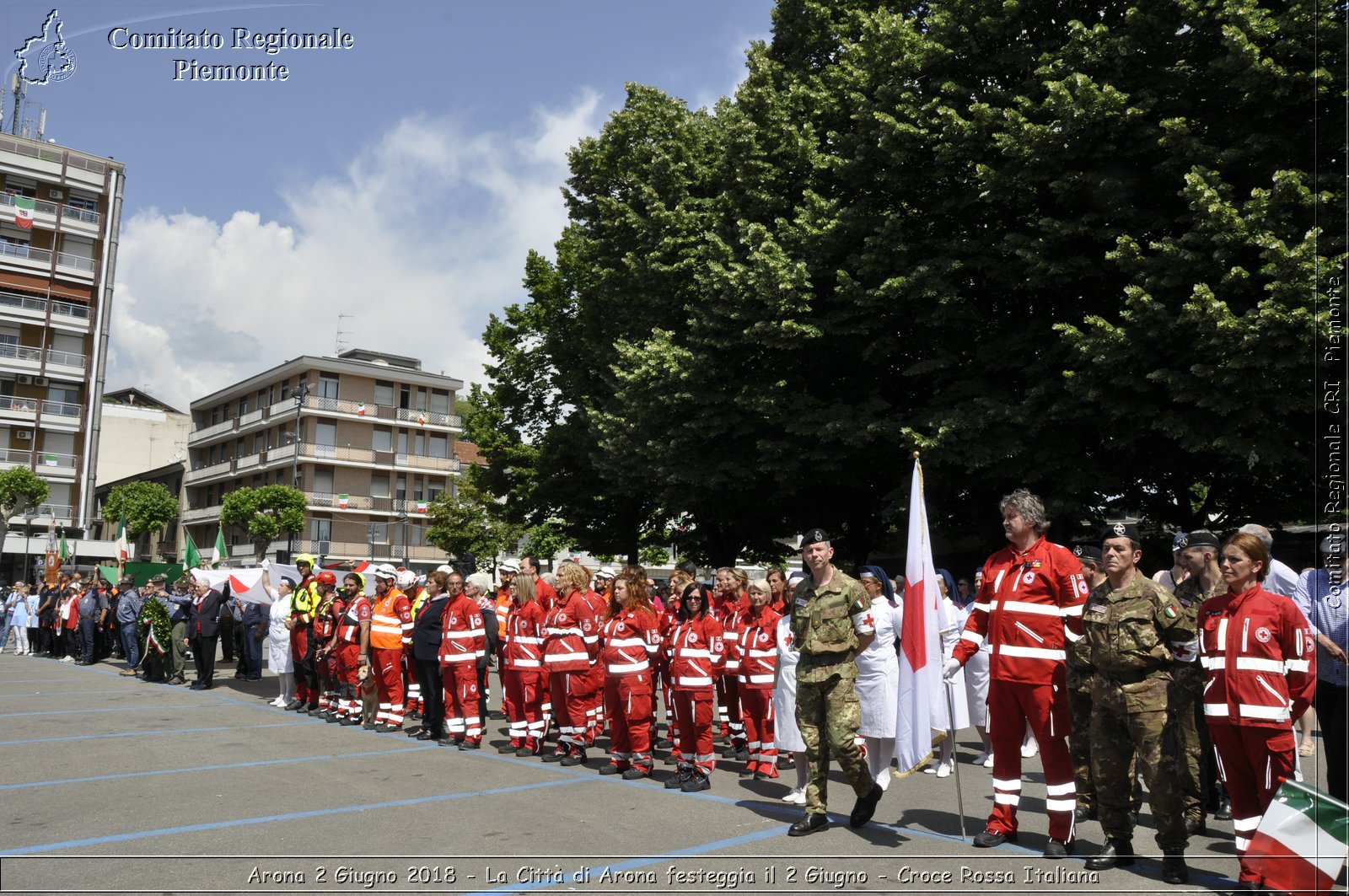 Arona 2 Giugno 2018 - La Citt di Arona festeggia il 2 Giugno - Croce Rossa Italiana- Comitato Regionale del Piemonte