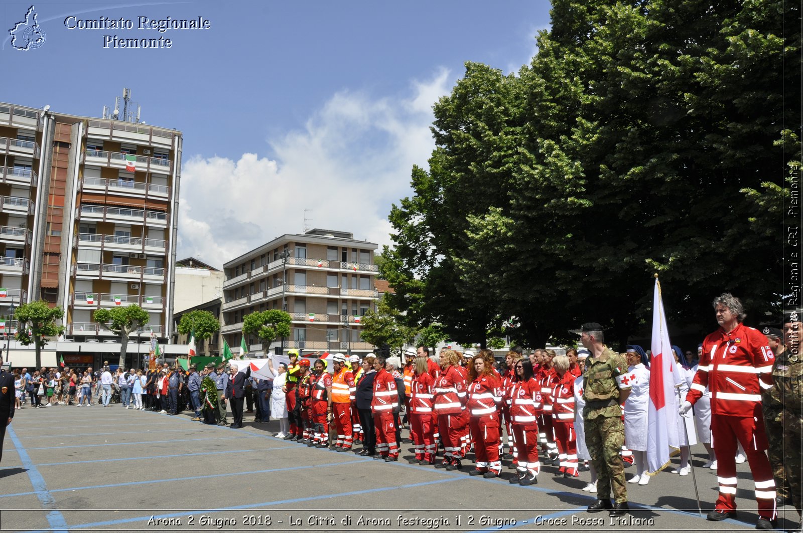 Arona 2 Giugno 2018 - La Citt di Arona festeggia il 2 Giugno - Croce Rossa Italiana- Comitato Regionale del Piemonte