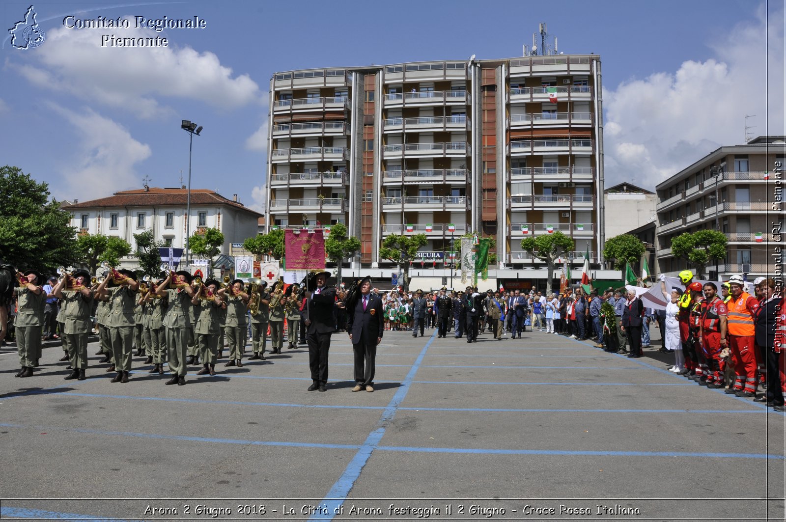 Arona 2 Giugno 2018 - La Citt di Arona festeggia il 2 Giugno - Croce Rossa Italiana- Comitato Regionale del Piemonte