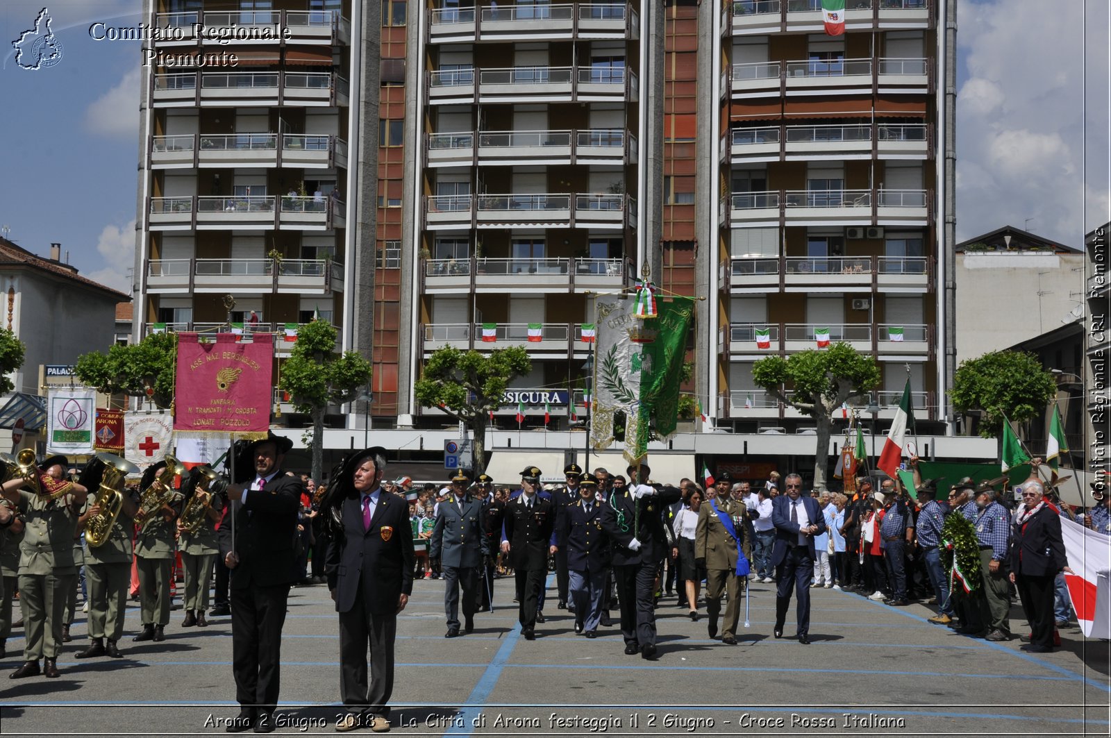 Arona 2 Giugno 2018 - La Citt di Arona festeggia il 2 Giugno - Croce Rossa Italiana- Comitato Regionale del Piemonte