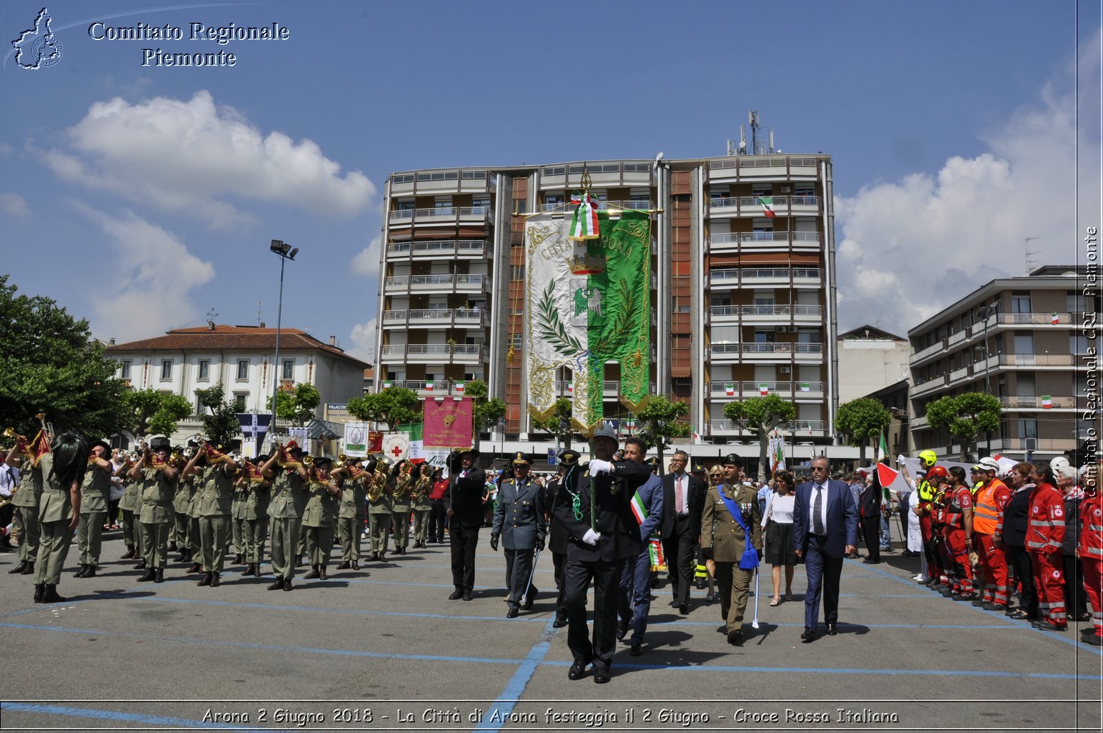 Arona 2 Giugno 2018 - La Citt di Arona festeggia il 2 Giugno - Croce Rossa Italiana- Comitato Regionale del Piemonte