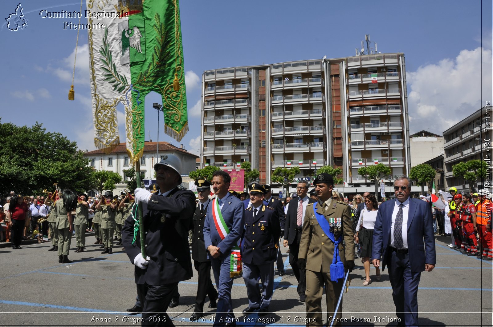 Arona 2 Giugno 2018 - La Citt di Arona festeggia il 2 Giugno - Croce Rossa Italiana- Comitato Regionale del Piemonte