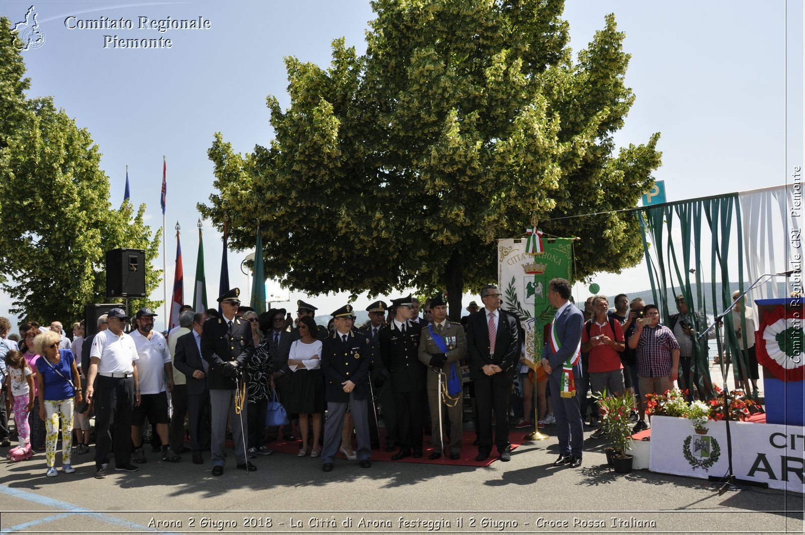 Arona 2 Giugno 2018 - La Citt di Arona festeggia il 2 Giugno - Croce Rossa Italiana- Comitato Regionale del Piemonte