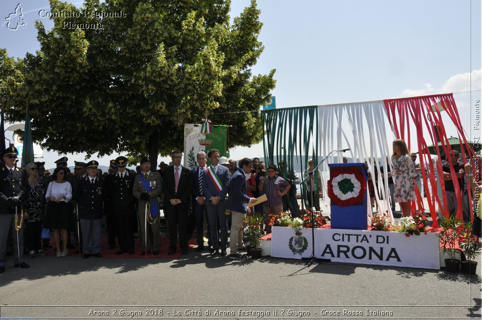 Arona 2 Giugno 2018 - La Citt di Arona festeggia il 2 Giugno - Croce Rossa Italiana- Comitato Regionale del Piemonte