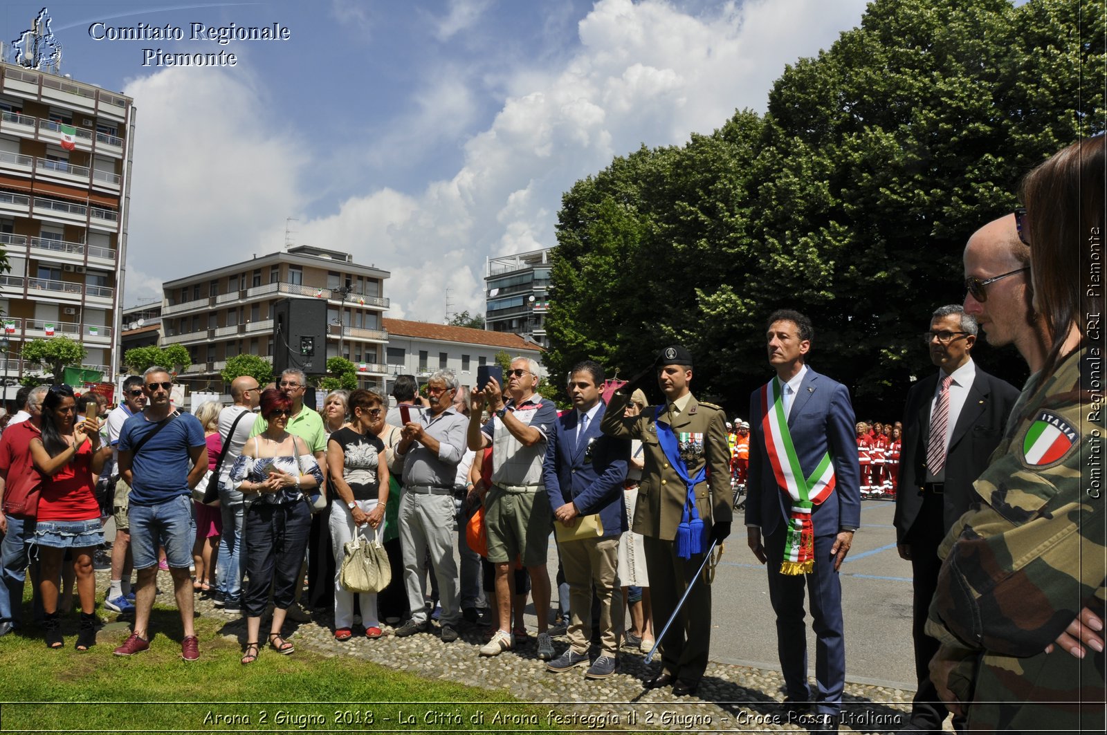 Arona 2 Giugno 2018 - La Citt di Arona festeggia il 2 Giugno - Croce Rossa Italiana- Comitato Regionale del Piemonte