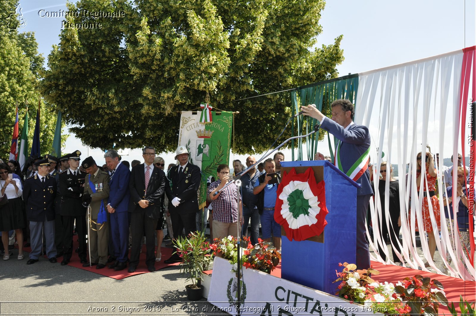 Arona 2 Giugno 2018 - La Citt di Arona festeggia il 2 Giugno - Croce Rossa Italiana- Comitato Regionale del Piemonte