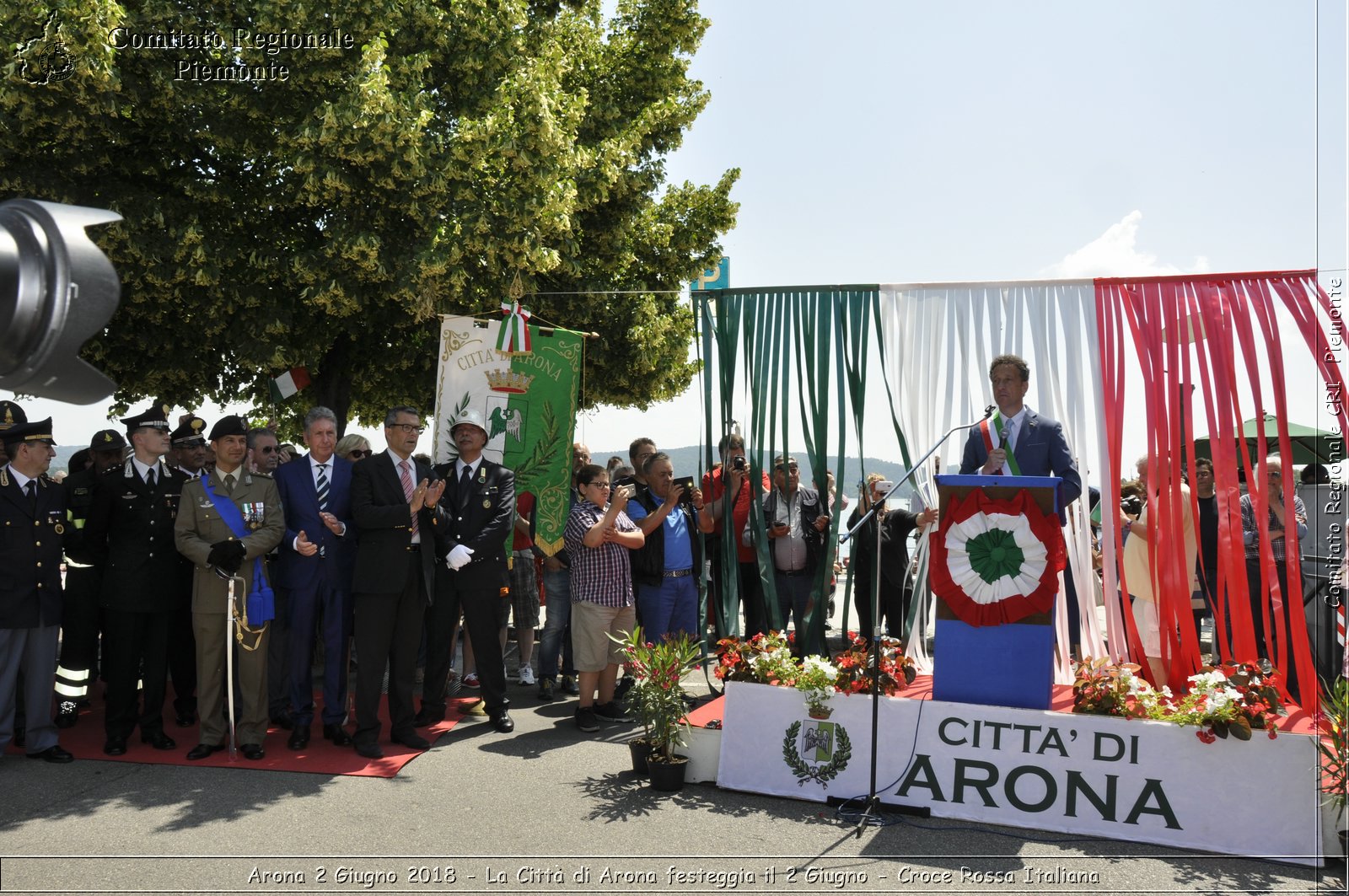 Arona 2 Giugno 2018 - La Citt di Arona festeggia il 2 Giugno - Croce Rossa Italiana- Comitato Regionale del Piemonte