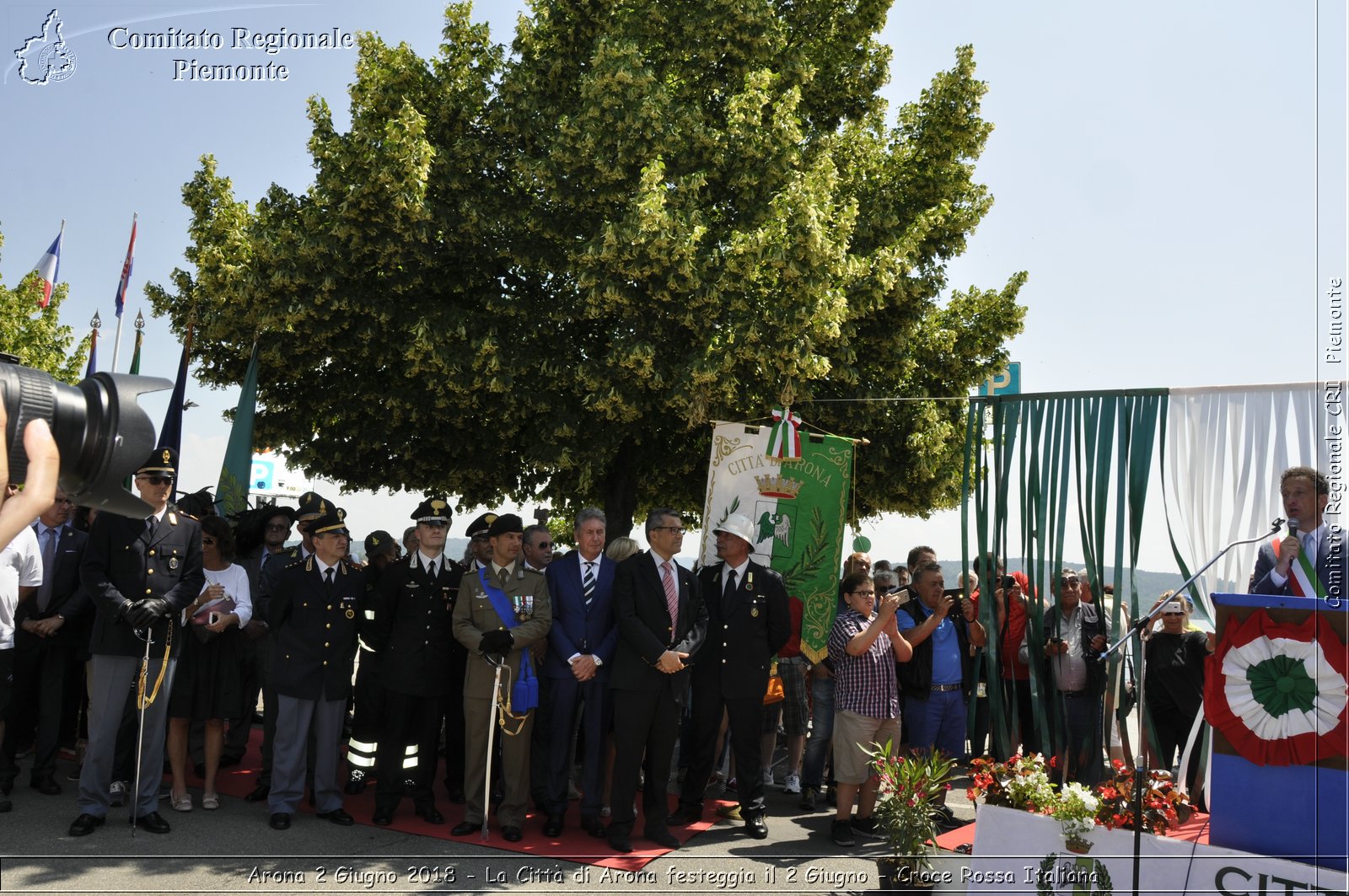 Arona 2 Giugno 2018 - La Citt di Arona festeggia il 2 Giugno - Croce Rossa Italiana- Comitato Regionale del Piemonte