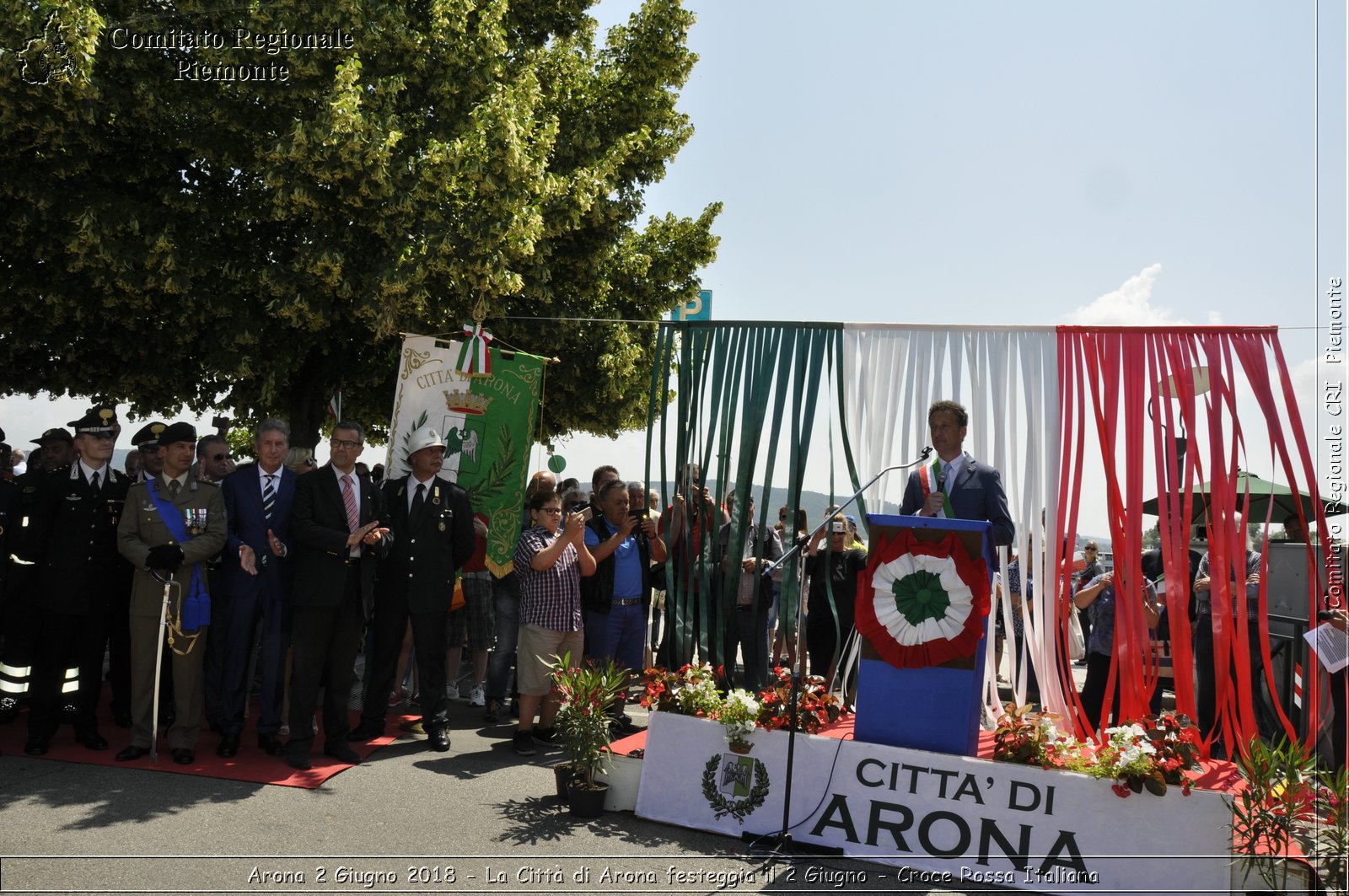 Arona 2 Giugno 2018 - La Citt di Arona festeggia il 2 Giugno - Croce Rossa Italiana- Comitato Regionale del Piemonte