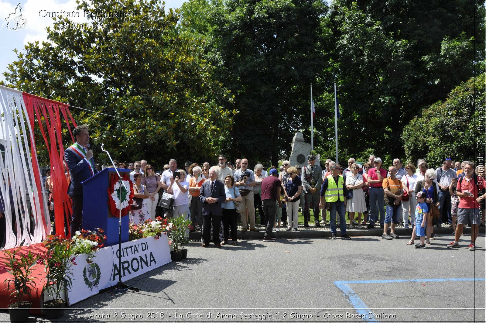 Arona 2 Giugno 2018 - La Citt di Arona festeggia il 2 Giugno - Croce Rossa Italiana- Comitato Regionale del Piemonte