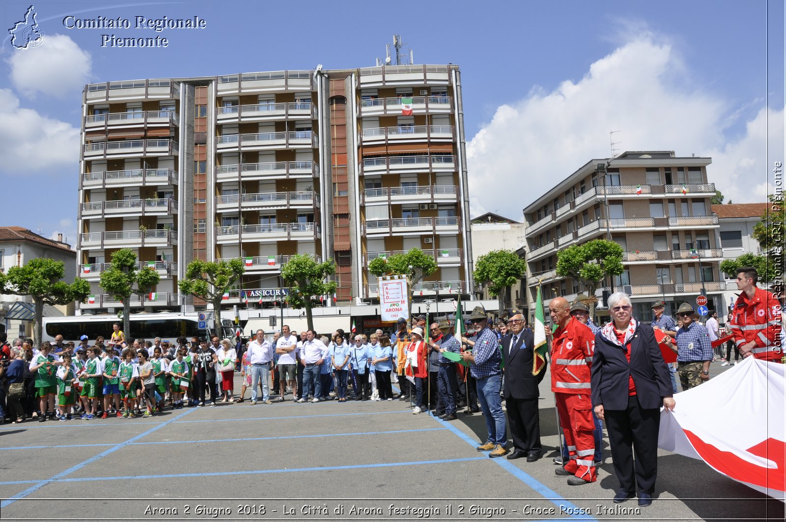 Arona 2 Giugno 2018 - La Citt di Arona festeggia il 2 Giugno - Croce Rossa Italiana- Comitato Regionale del Piemonte