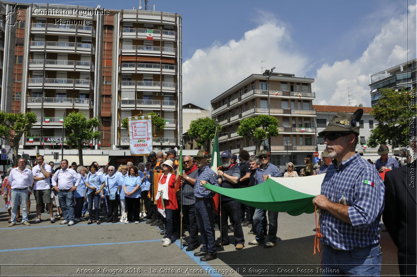 Arona 2 Giugno 2018 - La Citt di Arona festeggia il 2 Giugno - Croce Rossa Italiana- Comitato Regionale del Piemonte