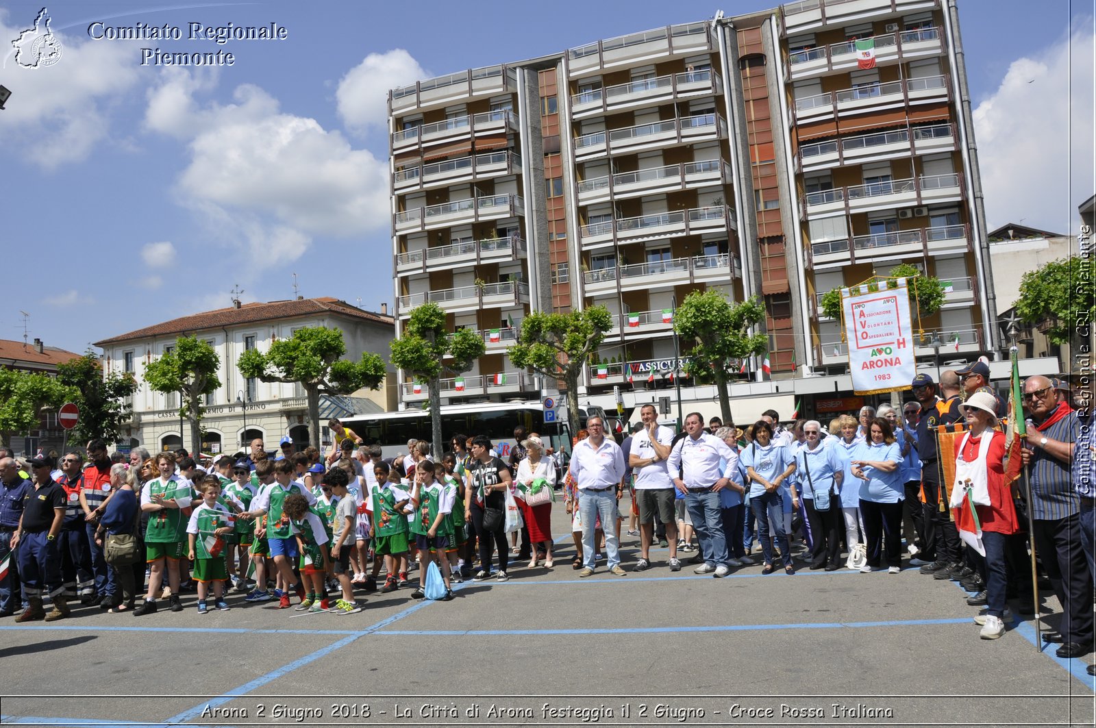 Arona 2 Giugno 2018 - La Citt di Arona festeggia il 2 Giugno - Croce Rossa Italiana- Comitato Regionale del Piemonte