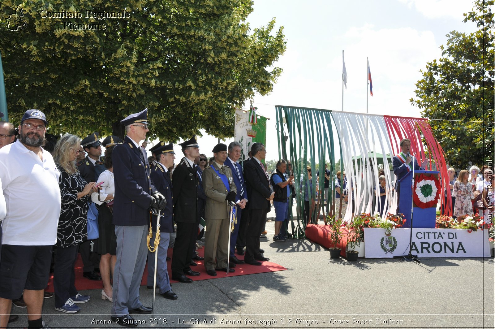 Arona 2 Giugno 2018 - La Citt di Arona festeggia il 2 Giugno - Croce Rossa Italiana- Comitato Regionale del Piemonte