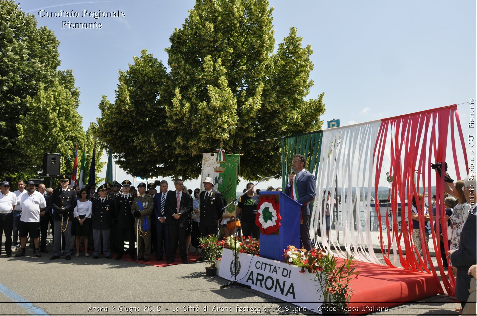 Arona 2 Giugno 2018 - La Citt di Arona festeggia il 2 Giugno - Croce Rossa Italiana- Comitato Regionale del Piemonte