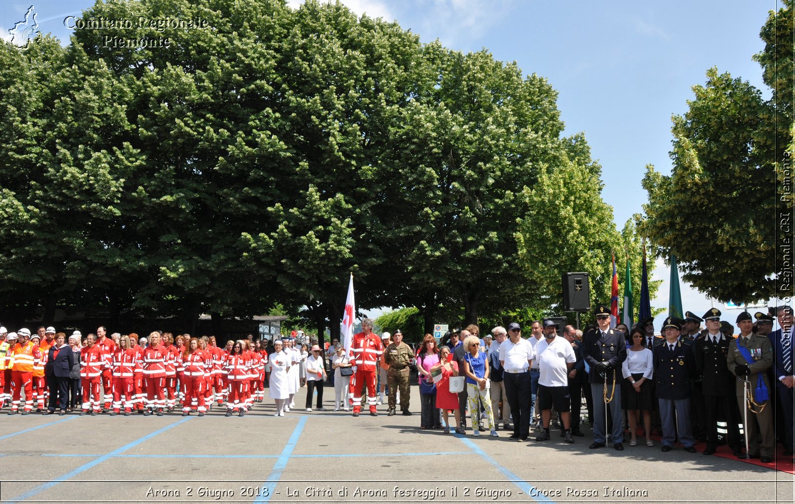 Arona 2 Giugno 2018 - La Citt di Arona festeggia il 2 Giugno - Croce Rossa Italiana- Comitato Regionale del Piemonte